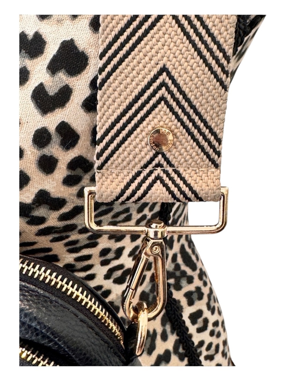 Pom Pom London Black Crossbody Mayfair Camera Bag in Pebble Leather - Picture 5 of 9